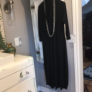 Sympli sz14 long black dress